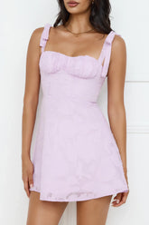 Rooftop Dance Mini Dress Lilac